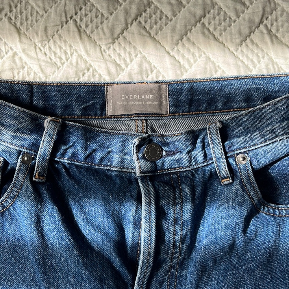 Everlane The High Rise Cheeky Straight Jeans